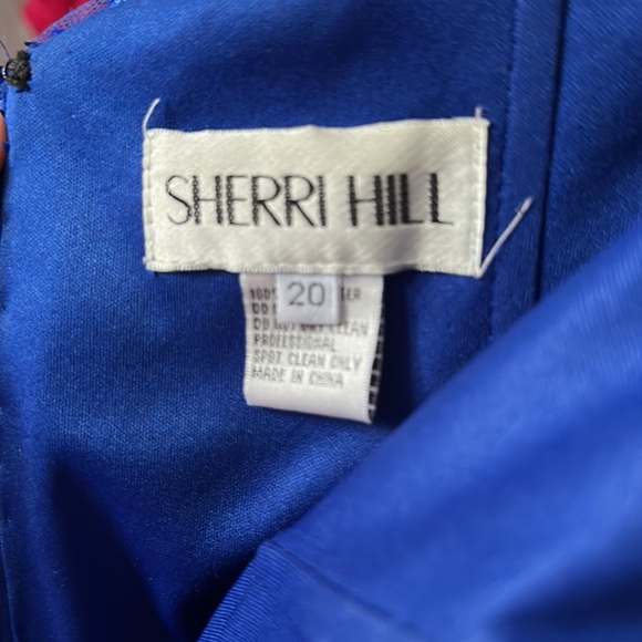 Sherri Hill One Shoulder Sequin Homecoming Dress - Picture 4 of 5